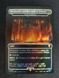 MTG Meduseld, Golden Hall Of Edoras Lotr: Tales of Middle-earth 391 *SURGE FOIL* - Image 1