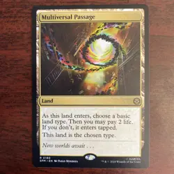 1x Multiversal Passage NM Unplayed SPM Magic MTG Standard EDH x1 - Image 1