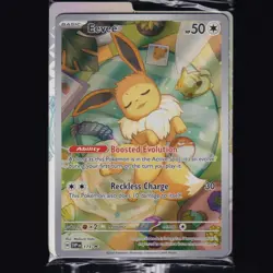 Eevee 173 Prismatic Evolutions ETB Black Star Promo SEALED Pokemon TCG NM - Image 1