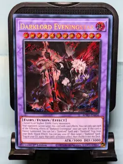 Yu-Gi-Oh! TCG Darklord Eveningstar Secret Rare BPRO-EN036 Burst Protocol NM-MT - Image 1