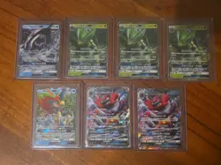 7x pokemon GX card lot english & japanese assorted sets - Image 1