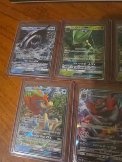 7x pokemon GX card lot english & japanese assorted sets - Image 2