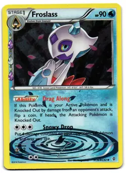 Froslass RC8/RC32 - Generations Uncommon Pokemon TCG Reverse Holo - MP Card - Image 1