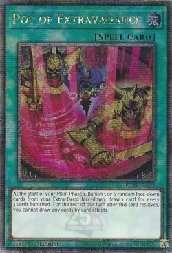 RA04-EN093 Pot of Extravagance Alt Art - Quarter Century Secret Rare Card 1st Ed - Image 1