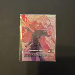 Haman Karn Newtype Challenge Top 4 Promo Card GD02-091 Gundam TCG Foil English - Image 1