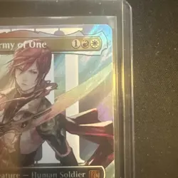 Lightning, Army of One (0545) (Borderless) (Surge Foil) Final Fantasy Foil - Image 2