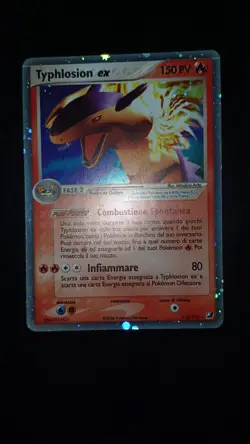 POKEMON TYPHLOSION EX HOLO EX UNSEEN FORCES 110/115 ITA EXC NO SHINING CHARIZARD - Image 1