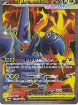 MEGA HERACROSS FULL ART EX 108/094 POKEMON PHANTASMAL FLAMES - Image 1