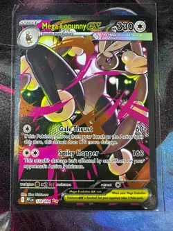 Mega Lopunny ex SIR 128/094 Me02: Phantasmal Flames Pokemon TCG Minty - Image 1