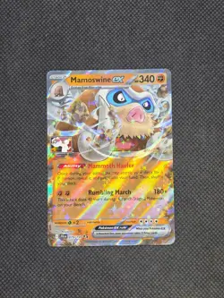 Pokemon TCG - Mamoswine EX 079/159 Journey Together Play! Prize Pack 7 Stamp - Image 1