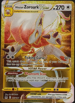 Hisuian Zoroark VSTAR 213/196 Secret Rare - Pokemon TCG - Lost Origin (NM) - Image 1