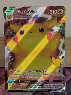 PIKACHU VMAX SWSH062 PROMO SWSH BLACK STAR POKEMON NM - Image 1