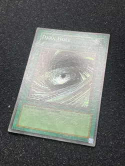 Yu-Gi-Oh! Dark Hole LOB-052 Unlimited Double Stamped Misprint Faded - Image 5