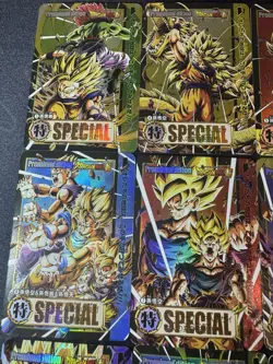 Set of 9 Dragon ball Heroes Premium Foil Holo Full Art Character Cards CCG - Image 2