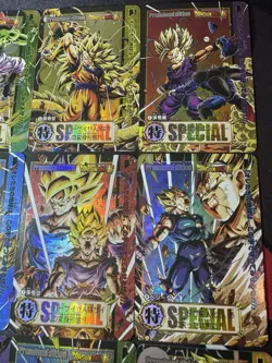 Set of 9 Dragon ball Heroes Premium Foil Holo Full Art Character Cards CCG - Image 3