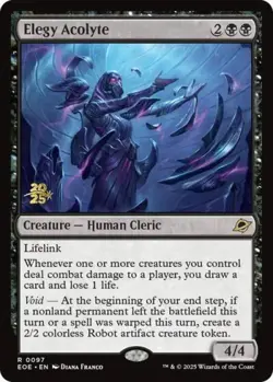 Elegy Acolyte -Foil Light Play MTG Promos: Prerelease Cards - Image 1