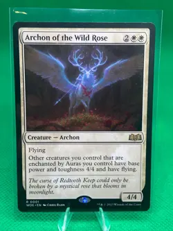 MTG - ARCHON OF THE WILD ROSE - Wilds of Eldraine (R) - Image 1