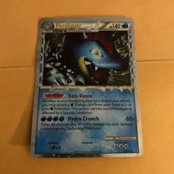 Feraligatr Pokemon 2010 Heart Gold Soul Silver Black Star Promo HGSS07 MP - Image 1