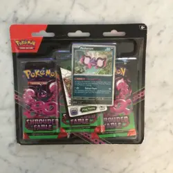 Pokemon TCG SV6.5 Shrouded Fable 3 Pack Blister Pecharunt BRAND NEW SEALED - Image 1
