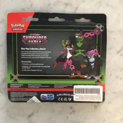 Pokemon TCG SV6.5 Shrouded Fable 3 Pack Blister Pecharunt BRAND NEW SEALED - Image 2