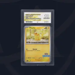 Pokemon TCG Black Star Promo Illustration Contest 2024 Pikachu SVP214 ACE 10 - Image 1