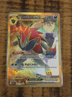 Pokemon TCG N’s Zoroark 189/159 Hyper Rare Journey Together *- NM - Image 1