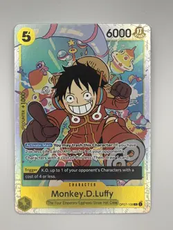 One Piece TCG Monkey D. Luffy OP07-109 SR NM English 500 Years in the Future - Image 1