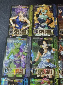 Set of 9 Dragon ball Waifu Heroes Premium Foil Holo Full Art Character Cards CCG - Image 2