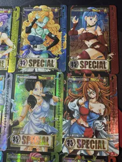 Set of 9 Dragon ball Waifu Heroes Premium Foil Holo Full Art Character Cards CCG - Image 3