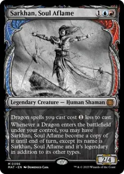 Sarkhan, Soul Aflame (Showcase) -Foil Heavy Play MTG - Image 1