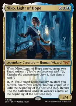 MTG Duskmourn: House of Horror Niko, Light of Hope 0224 NM Mythic - Image 1