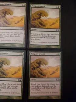 4x Rampant Growth M12 Core 2012 MtG Magic The Gathering NM/LP Playset 4 X4 - Image 3