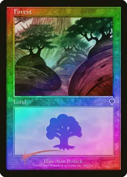 Forest (349) FOIL Invasion NM Basic Land MAGIC THE GATHERING MTG CARD ABUGames - Image 1