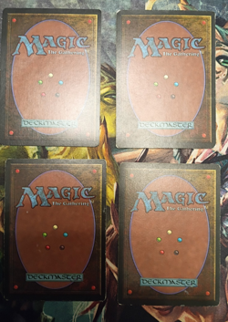 Library of Leng x4 Revised Heavy Played / Damaged MTG Magic the Gathering - Image 2