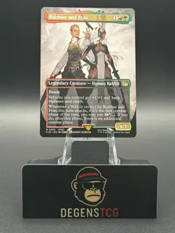 Balthier and Fran 0319 (Borderless) Final Fantasy Regular non foil MTG - Image 1