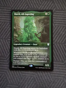mtg slurrk, all-ingesting foil etched commander legends - Image 1