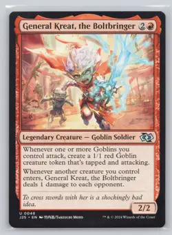 General Kreat, the Boltbringer (Anime) U Foundations Jumpstart 48 NM - Image 1