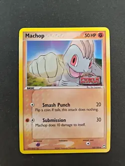 Machop 53/108 Reverse Holo EX Power Keepers Stamped Pokemon NM - Image 1
