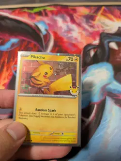 Pokemon Day- Pikachu 051 /162 Stamped 2026 Promo NM/M Awesome Swirl - Image 2