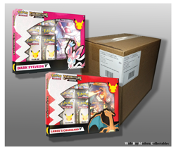 Pokemon TCG Celebrations V Box [ Lance's Charizard V / Dark Sylveon V ] (CASE) - Image 1