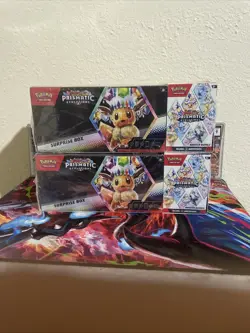 Pokemon Prismatic Evolutions Surprise Box Booster Sam's Club Bundle *Lot Of 2* - Image 1