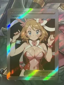 Pokemon Serena Anime Waifu Custom DIY Trainer Art Pokemon card - Image 2