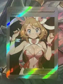 Pokemon Serena Anime Waifu Custom DIY Trainer Art Pokemon card - Image 3