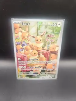 Pokemon Eevee Holo TCG Card Sv06 Twilight Masquerade 188/167 NM Condition - Image 1