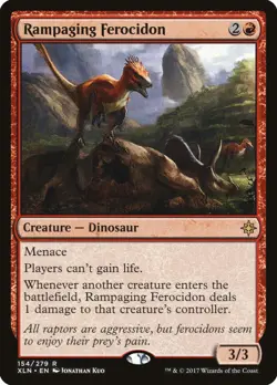 Rampaging Ferocidon Ixalan NM Red Rare MAGIC THE GATHERING MTG CARD ABUGames - Image 1