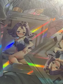 Pokemon Acerola Anime Waifu Custom DIY Trainer Art Pokemon card - Image 3
