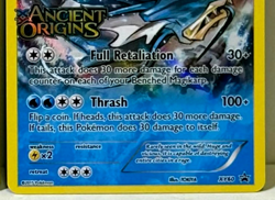 Pokemon XY Ancient Origins Gyarados Gold Foil Stamp Prerelease Card Insured - Image 3