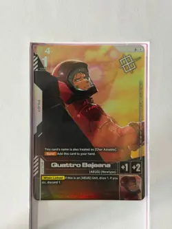 [Winner] GD02-098 Quattro Bajeena U+ Gundam TCG Card Game Alternate Art Bandai - Image 1