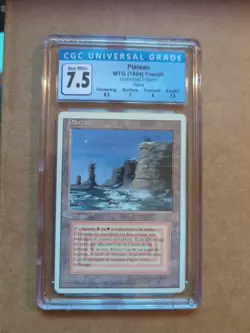 Mtg Plateau French Revised Land CGC 7,5 Magic - Image 1