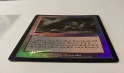 RARE FOIL MTG Onslaught #313 Bloodstained Mire (Original Owner) - Image 4